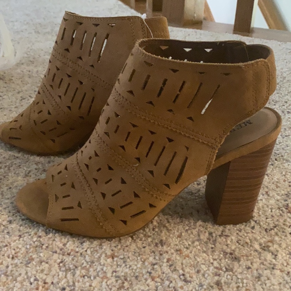 Merona block heels